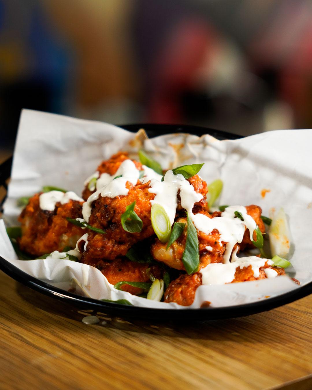 Fried chicken burger